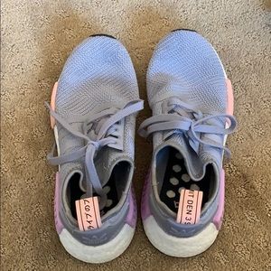 Women’s gray NMDr1 shoe
